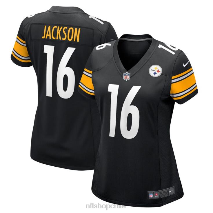 ropa_nfl_pittsburgh_steelers_josh_jackson_nike_camiseta_negra_game_player_mujer_20drh7014.jpg ropa NFL pittsburgh steelers josh jackson nike camiseta negra game player mujer 20DRH7014 - Image 1