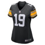 ropa NFL pittsburgh steelers juju smith-schuster nike camiseta de juego alternativa negra mujer 20DRH2608 - Image 2