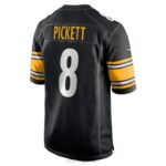 ropa NFL pittsburgh steelers kenny pickett nike camiseta negra del juego del jugador hombres 20DRH40 - Image 3