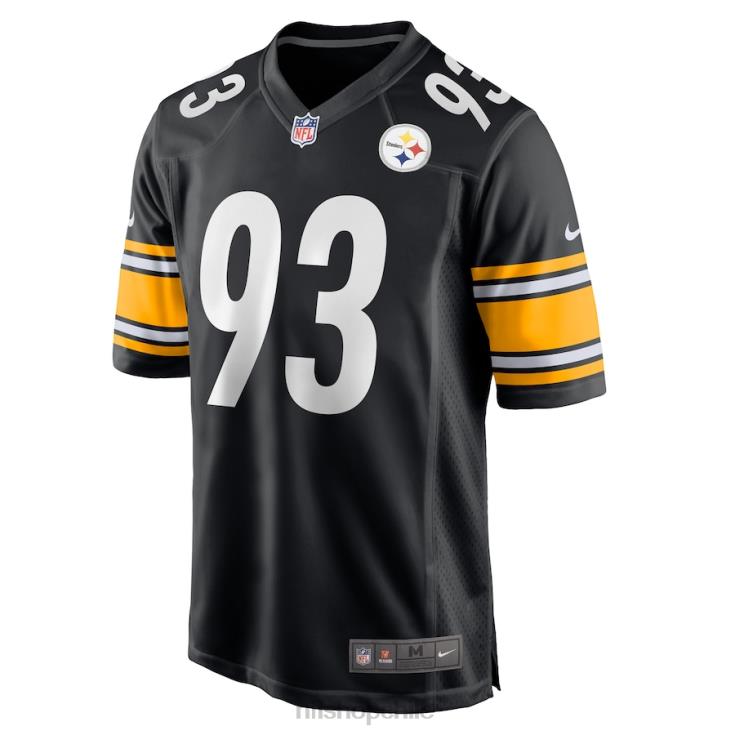 ropa NFL pittsburgh steelers mark robinson nike camiseta negra game player hombres 20DRH4356 - Image 2