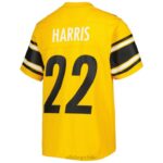 ropa NFL Pittsburgh Steelers Najee Harris Nike camiseta de juego invertida dorada juventud 20DRH3827 - Image 3
