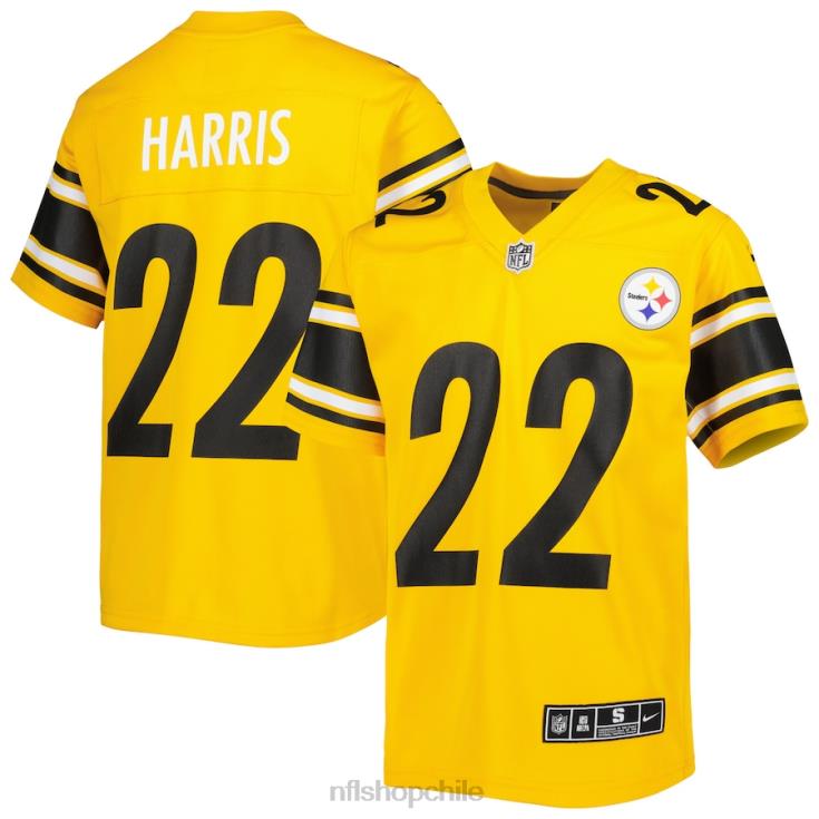 ropa NFL Pittsburgh Steelers Najee Harris Nike camiseta de juego invertida dorada juventud 20DRH3827 - Image 1