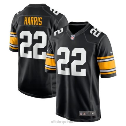 ropa NFL Pittsburgh Steelers Najee Harris Nike camiseta negra de jugador local hombres 20DRH1895