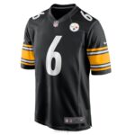 ropa NFL pittsburgh steelers pressley harvin iii nike camiseta negra juego hombres 20DRH4287 - Image 2