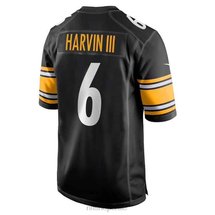 ropa NFL pittsburgh steelers pressley harvin iii nike camiseta negra juego hombres 20DRH4287 - Image 3