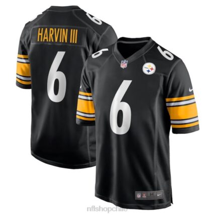 ropa NFL pittsburgh steelers pressley harvin iii nike camiseta negra juego hombres 20DRH4287