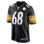 ropa NFL pittsburgh steelers william dunkle nike camiseta negra del jugador del juego hombres 20DRH6741 - Image 2