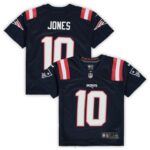ropa NFL preescolar patriotas de nueva inglaterra mac jones nike azul marino juego jersey hombres 20DRH1438