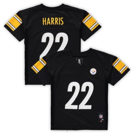 ropa NFL preescolar pittsburgh steelers najee harris réplica de camiseta de jugador negra hombres 20DRH1376