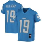 ropa NFL réplica de camiseta azul de kenny golladay de los leones de detroit juventud 20DRH3020