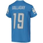 ropa NFL réplica de camiseta azul de kenny golladay de los leones de detroit juventud 20DRH3020 - Image 3
