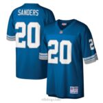 ropa NFL réplica de camiseta azul de los leones de detroit barry sanders mitchell & ness hombres 20DRH1430