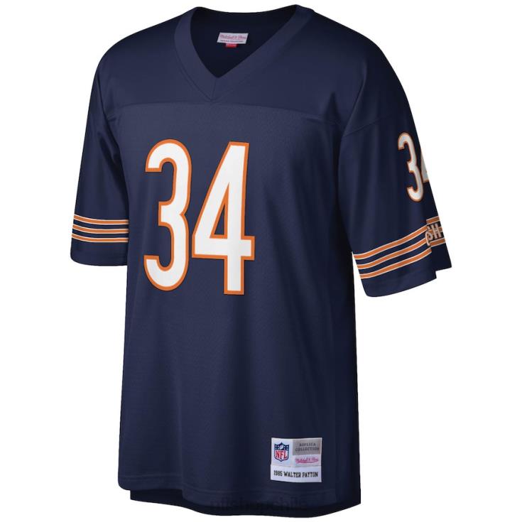 ropa NFL réplica de camiseta azul marino de mitchell & ness de walter payton de los osos de chicago hombres 20DRH712 - Image 2