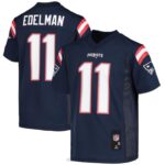 ropa NFL réplica de camiseta de jugador de la marina de guerra de los New England Patriots de Julian Edelman juventud 20DRH1278