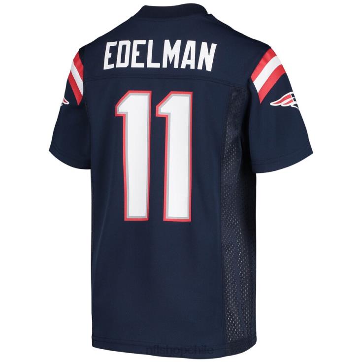 ropa NFL réplica de camiseta de jugador de la marina de guerra de los New England Patriots de Julian Edelman juventud 20DRH1278 - Image 3