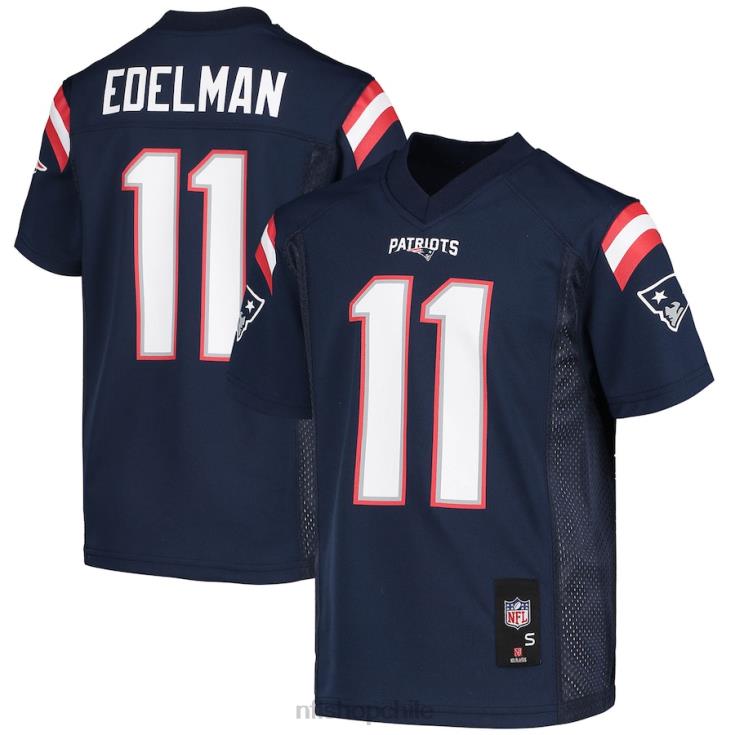 ropa NFL réplica de camiseta de jugador de la marina de guerra de los New England Patriots de Julian Edelman juventud 20DRH1278 - Image 1