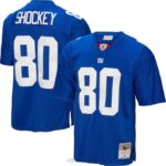 ropa NFL réplica de camiseta de los gigantes de nueva york jeremy shockey mitchell & ness royal 2005 hombres 20DRH1862