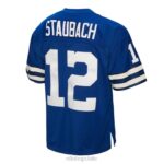 ropa NFL réplica de la camiseta de los dallas cowboys roger staubach mitchell & ness royal 1971 hombres 20DRH930 - Image 3