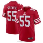ropa NFL san francisco 49ers akeem spence camiseta de jugador de local escarlata nike hombres 20DRH5698