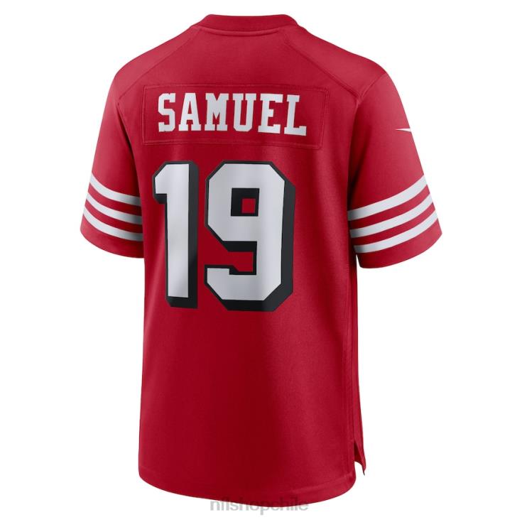ropa NFL san francisco 49ers deebo samuel nike camiseta de juego de jugador alternativo escarlata hombres 20DRH1184 - Image 3