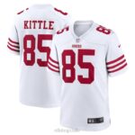 ropa NFL san francisco 49ers george kittle nike camiseta blanca del juego del jugador hombres 20DRH383