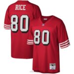 ropa NFL san francisco 49ers jerry rice mitchell & ness escarlata réplica de camiseta heredada de 1994 hombres 20DRH1249