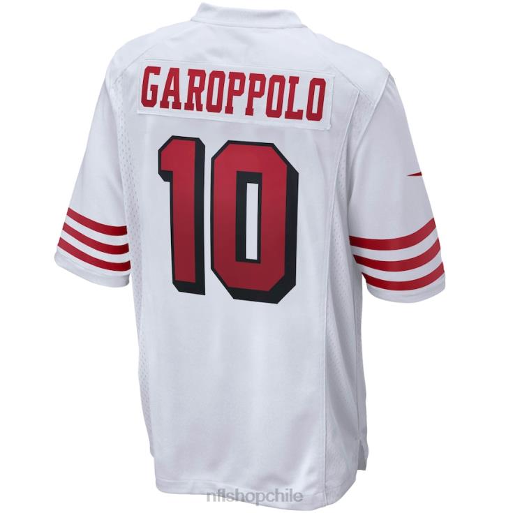 ropa NFL san francisco 49ers jimmy garoppolo camiseta nike blanca de juego alternativo hombres 20DRH1031 - Image 3