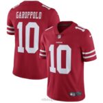 ropa NFL san francisco 49ers jimmy garoppolo camiseta nike scarlet vapor intocable limitada hombres 20DRH78