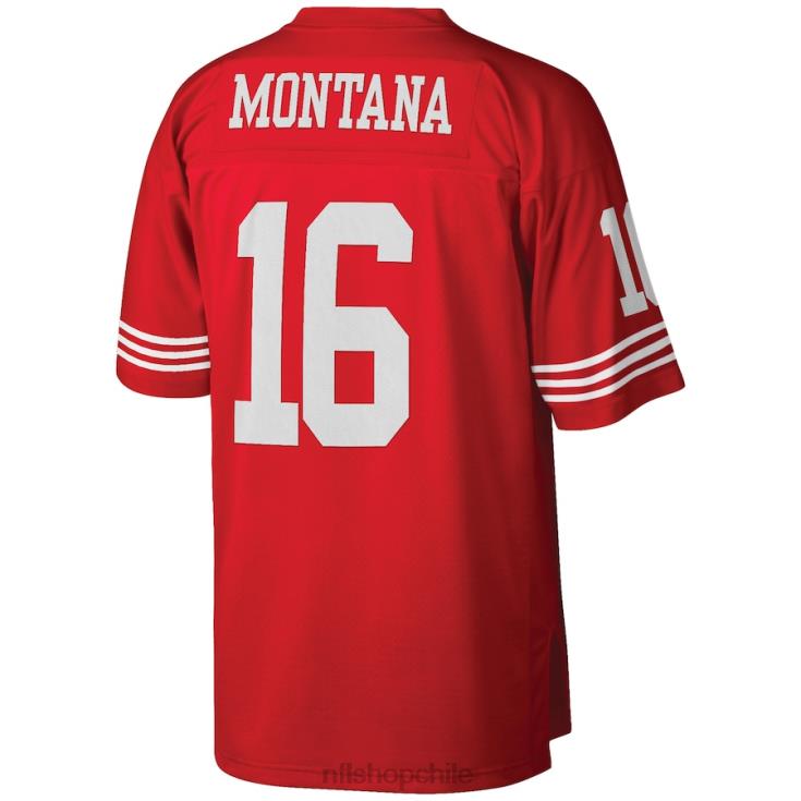 ropa NFL san francisco 49ers joe montana mitchell & ness escarlata grande y alto 1990 réplica de jugador retirado hombres 20DRH1054 - Image 3