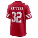 ropa NFL san francisco 49ers ricky watters camiseta de juego de jugador retirado escarlata nike hombres 20DRH3019 - Image 3