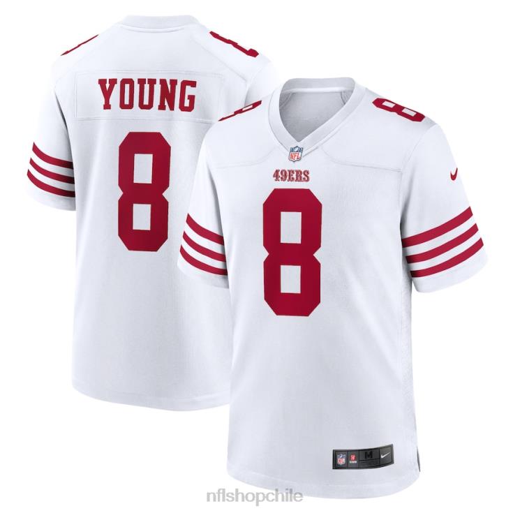 ropa NFL san francisco 49ers steve young nike camiseta blanca de jugador retirado hombres 20DRH1638 - Image 1