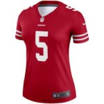 ropa NFL san francisco 49ers trey lance camiseta nike jugador leyenda escarlata mujer 20DRH2751 - Image 2