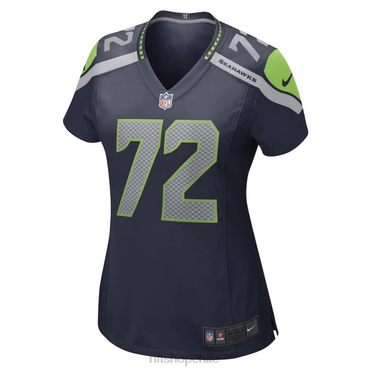 ropa NFL seattle seahawks abraham lucas nike universidad azul marino jugador camiseta mujer 20DRH4586 - Image 2