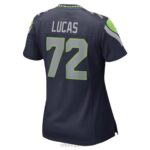 ropa NFL seattle seahawks abraham lucas nike universidad azul marino jugador camiseta mujer 20DRH4586 - Image 3