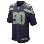 ropa NFL seattle seahawks bryan mone camiseta nike college azul marino hombres 20DRH4391 - Image 2