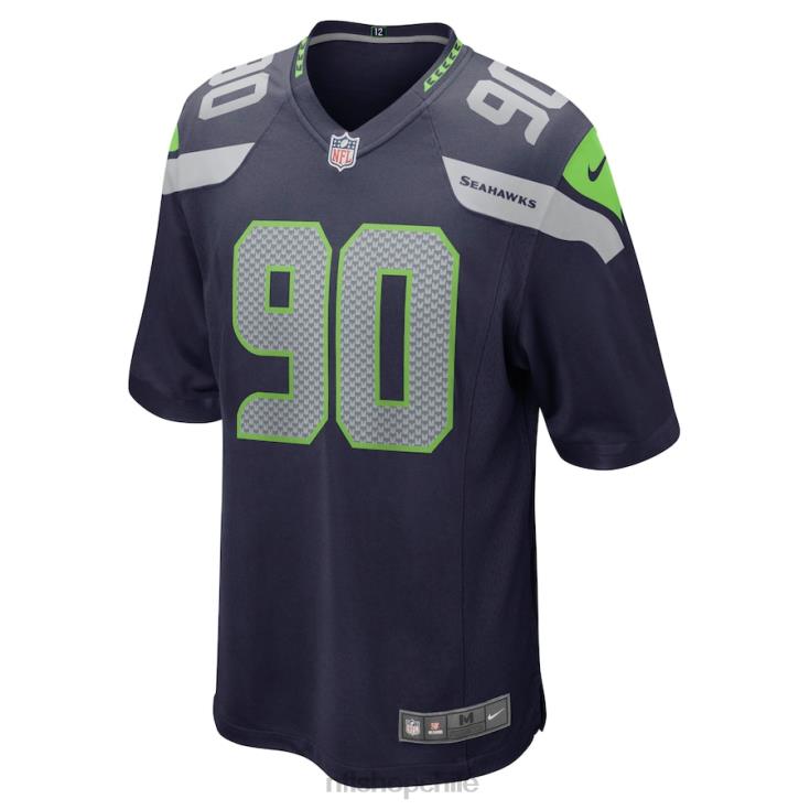 ropa NFL seattle seahawks bryan mone camiseta nike college azul marino hombres 20DRH4391 - Image 2