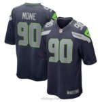 ropa NFL seattle seahawks bryan mone camiseta nike college azul marino hombres 20DRH4391
