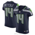 ropa NFL seattle seahawks dk metcalf camiseta de jugador de élite nike college azul marino vapor hombres 20DRH3184