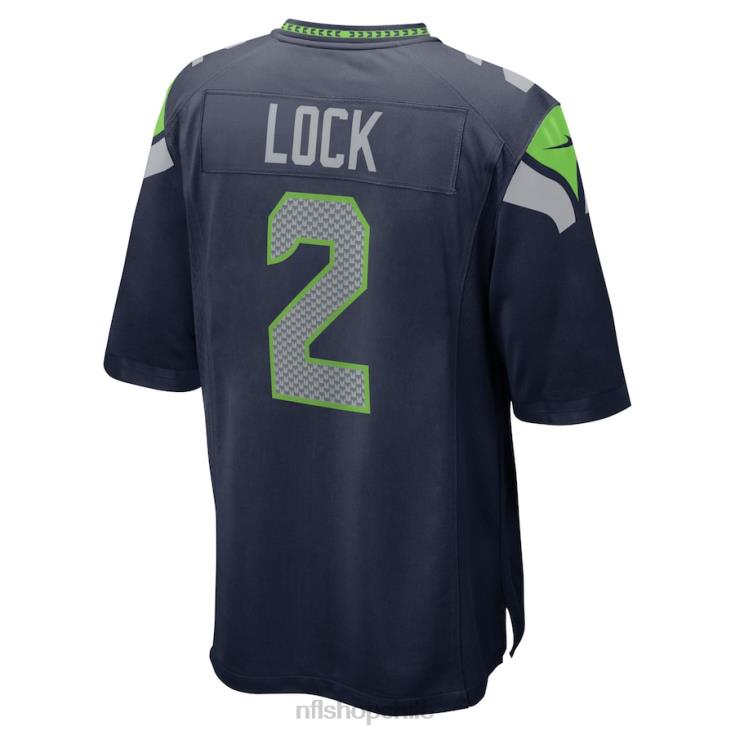 ropa NFL seattle seahawks draw lock camiseta nike college azul marino hombres 20DRH3245 - Image 3