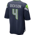 ropa NFL seattle seahawks michael dickson nike universidad azul marino jugador juego camiseta hombres 20DRH3830 - Image 3