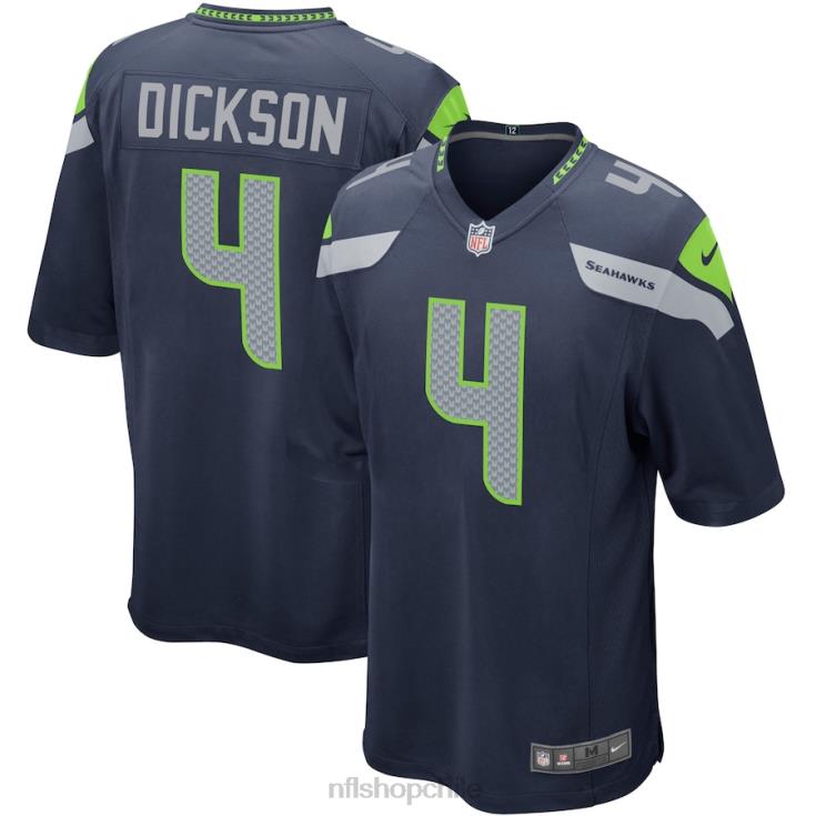 ropa NFL seattle seahawks michael dickson nike universidad azul marino jugador juego camiseta hombres 20DRH3830 - Image 1