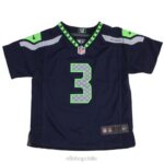 ropa NFL seattle seahawks russell wilson camiseta nike college azul marino color del equipo niños 20DRH1699 - Image 2