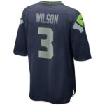 ropa NFL seattle seahawks russell wilson nike universidad azul marino jugador camiseta hombres 20DRH1615 - Image 3