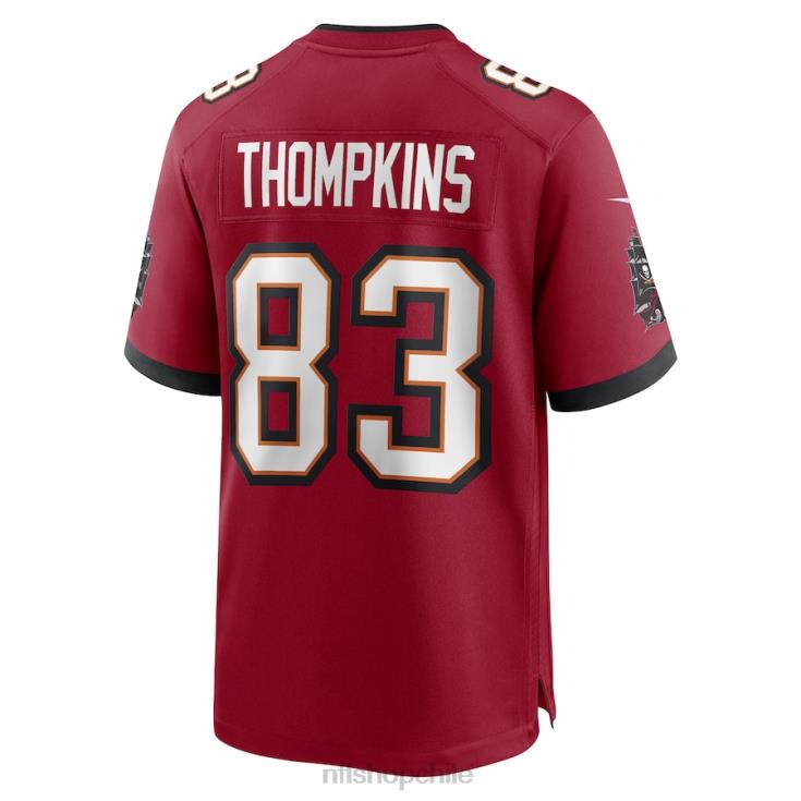ropa NFL tampa bay buccaneers deven thompkins nike camiseta roja del jugador del juego hombres 20DRH4453 - Image 3