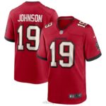 ropa NFL tampa bay buccaneers keyshawn johnson nike rojo juego camiseta de jugador retirado hombres 20DRH4487