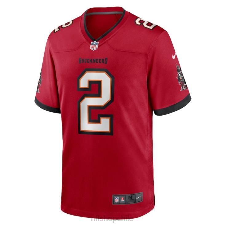 ropa NFL tampa bay buccaneers kyle trask nike camiseta roja del juego hombres 20DRH1317 - Image 2
