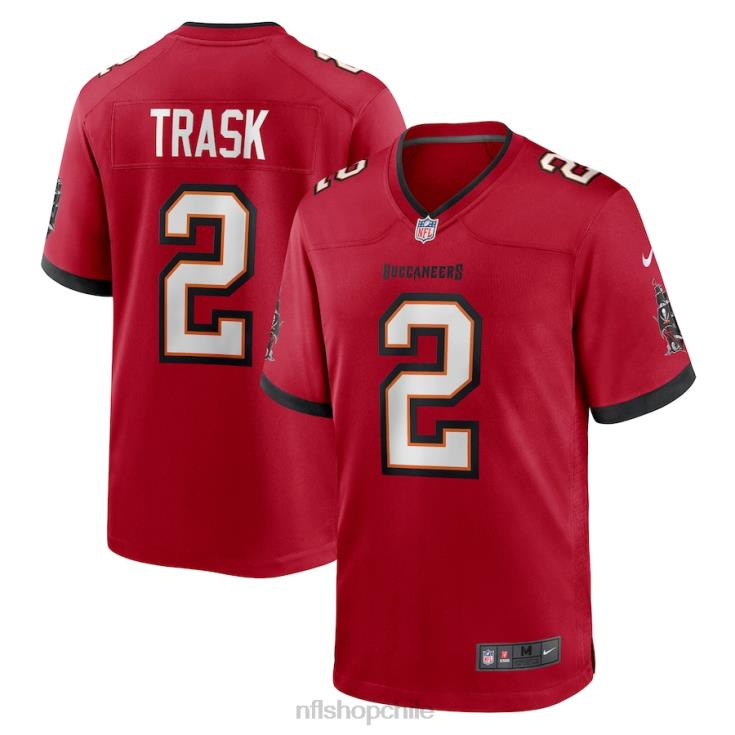 ropa NFL tampa bay buccaneers kyle trask nike camiseta roja del juego hombres 20DRH1317 - Image 1
