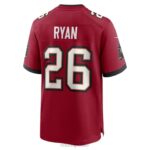 ropa NFL tampa bay buccaneers logan ryan nike camiseta roja del jugador del juego hombres 20DRH6214 - Image 3