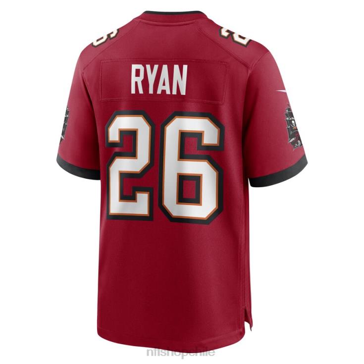 ropa NFL tampa bay buccaneers logan ryan nike camiseta roja del jugador del juego hombres 20DRH6214 - Image 3