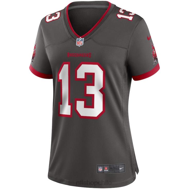 ropa NFL tampa bay buccaneers mike evans camiseta de juego alternativo nike pewter mujer 20DRH2031 - Image 2